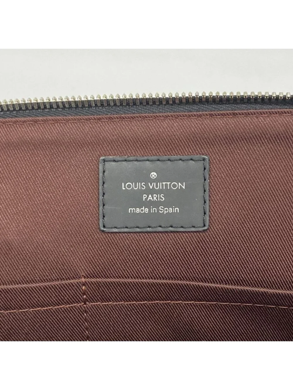 Louis Vuitton Briefcase Monogram Macassar Porte Documents Jules NM Brown Black